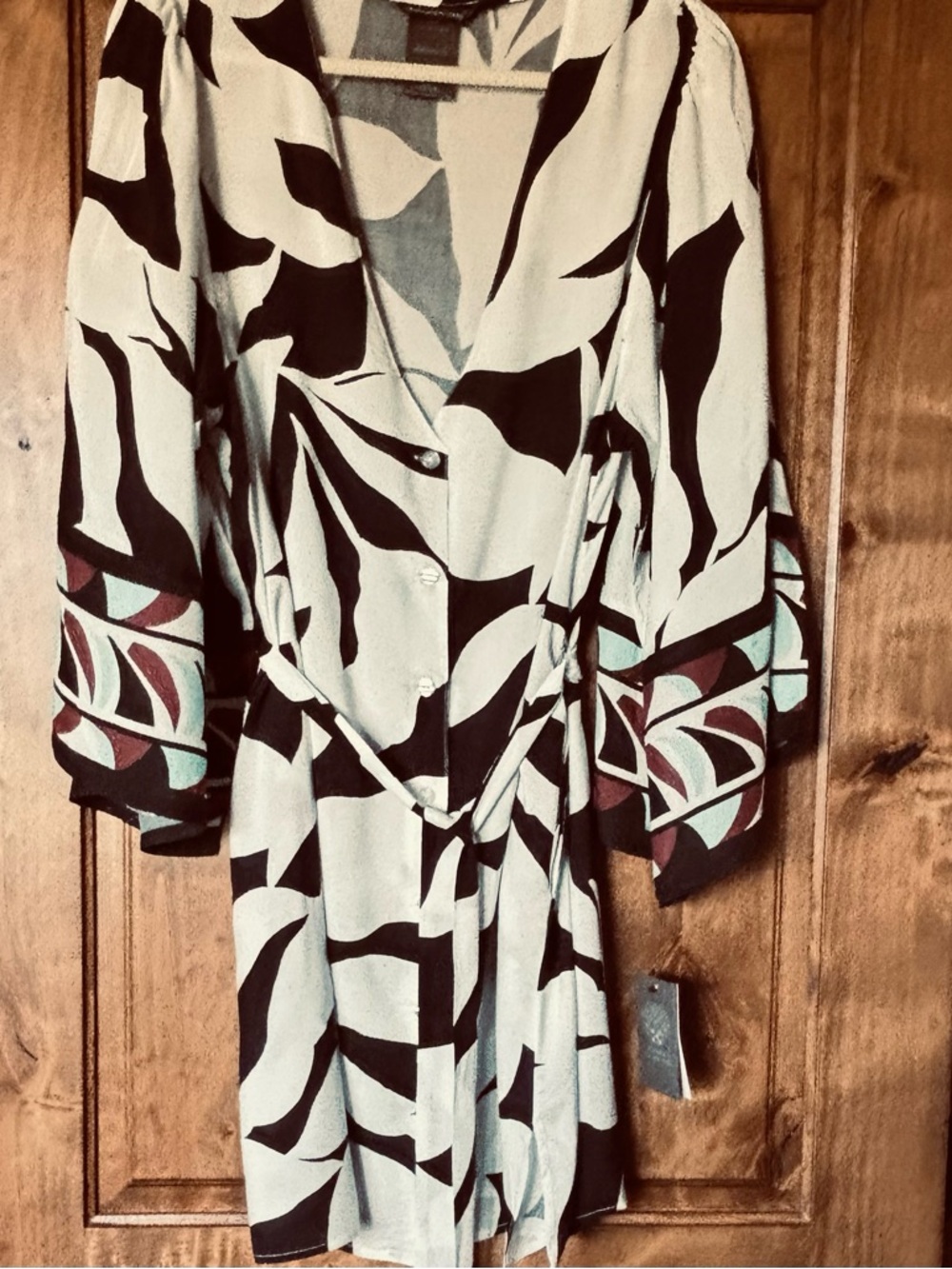 NWT Beach Swim CoverUp by Vince Camuto XS/S or 8/10 ~ NWT! Black/White so soft!